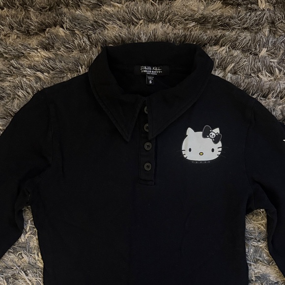 Hello Kitty Long Sleeve Dress with Graphic Detail - Picture 2 of 7